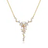 Fanci Me Women's Gold / Silver Vega Serenade Twinkling Star Alpha Lyrae Sterling Silver Necklace - Yellow