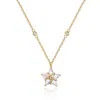 Fanci Me Women's Gold / White Ms Vega Twinkling Star Alpha Lyrae Sterling Silver Necklace - Yellow
