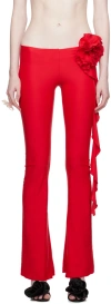 Fancì Red 'the Gun' Trousers In Red