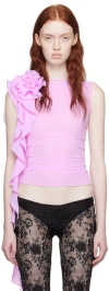 Fancì Ssense Exclusive Pink 'the Bloody Groom' Tank Top In Tl012 Pink