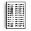 Fanclub Black Disco Inferno Retro Music Giclée Art Print In Black