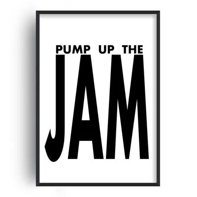 Fanclub Black Pump Up The Jam Retro Music Giclée Art Print A2
