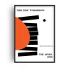 Fanclub Black / Red This Time Tomorrow The Kinks Inspired Abstract Giclée Art Print A2 In Multi