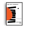 Fanclub Black / Red This Time Tomorrow The Kinks Inspired Abstract Giclée Art Print A3 In Multi