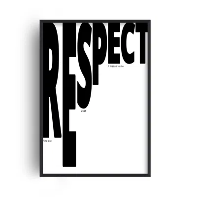 Fanclub Black Respect Retro Music Giclée Art Print A2