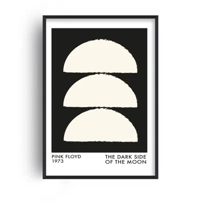FANCLUB BLACK THE DARK SIDE OF THE MOON PINK FLOYD MUSIC ABSTRACT ART PRINT A2