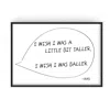 Fanclub Black / White I Wish Retro Music Giclée Art Print In Multi