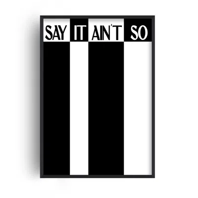 Fanclub Black / White Say It Ain't So Pop Punk Rock Retro Music Giclée Art Print In Multi