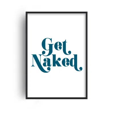 Fanclub Blue Get Naked Retro Giclée Art Print
