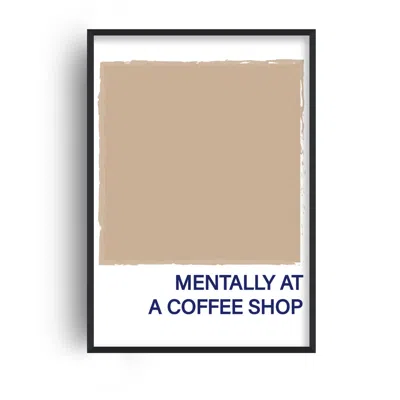 Fanclub Blue Mentally At A Coffee Shop Giclée Kitchen Art Print