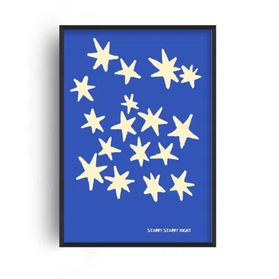 Fanclub Blue Starry Starry Night Retro Music Giclée Art Print A2