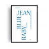 Fanclub Blue Tiny Dancer Retro Music Inspired Giclée Art Print A3 In Multi