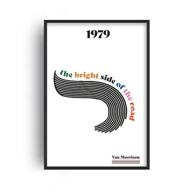 Fanclub Bright Side Of The Road Van Morrison Abstract Giclée Art Print A2 In White