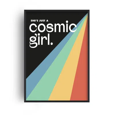 Fanclub Cosmic Girl Retro Music Giclée Art Print In Multi