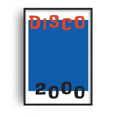 Fanclub Disco 2000 Retro Music Giclée Art Print In Blue