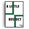 Fanclub Green A Little Respect Music 70s Giclée Retro Art Print A3 In Green