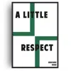 Fanclub Green A Little Respect Music 70s Retro Giclée Art Print A2 In Green