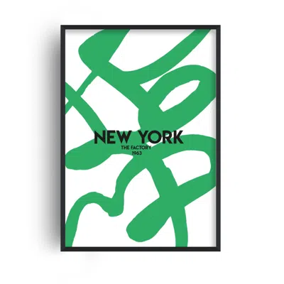 Fanclub Green Exclusive New York Abstract Giclée Art Print A3