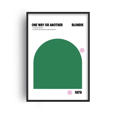 Fanclub Green One Way Or Another Retro Inspired Giclée Art Print A2