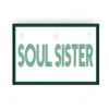 Fanclub Green Soul Sister Retro Horizontal Giclée Art Print In Green