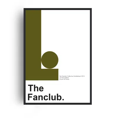 Fanclub Green The  Abstract Olive Giclée Art Print