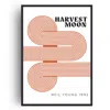 Fanclub Harvest Moon Music Retro Giclèe Art Print A2 In White