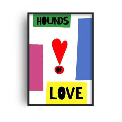 Fanclub Hounds Of Love Retro Music Giclée Art Print In White