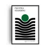 Fanclub I'm Still Standing Elton John Inspired Abstract Giclée Art Print A2 In Multi