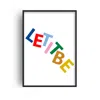 Fanclub Let It Be Giclée Art Print