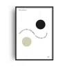 Fanclub Neutrals The Chain Fleetwood Mac Music Scandi Art Print A2 In White