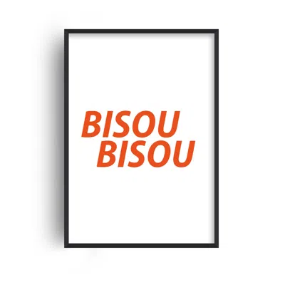 Fanclub Red Bisou Bisou French Retro Giclée Art Print