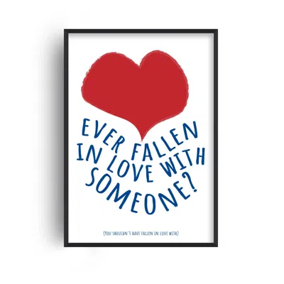 Fanclub Red Ever Fallen In Love With Someone Retro Music Romance Giclée Art Print