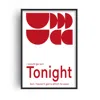 Fanclub Red Go Out Tonight Smiths Retro Music Giclée Art Print In Red