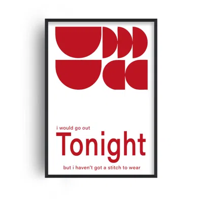 Fanclub Red Go Out Tonight The Smiths 80s Music Art Print A2