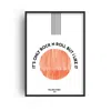Fanclub Red It's Only Rock N Roll But I Like It Rolling Stones Music Art Print A2 In Red