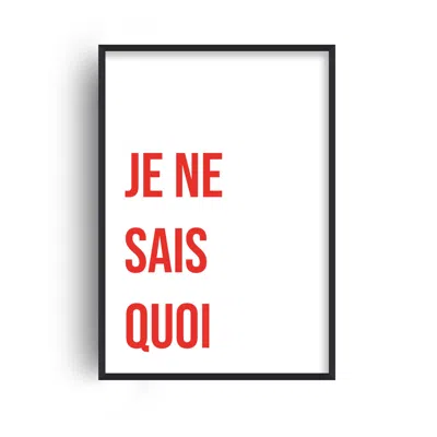Fanclub Red Je Ne Sais Quoi Retro Giclée Art Print