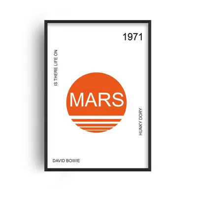 Fanclub Red Life On Mars David Bowie Retro Giclée Art Print