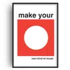 Fanclub Red Make Your Own Kind Of Music Giclée Art Print A2