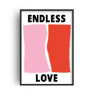 Fanclub Red / Pink Endless Love Retro Music Giclée Art Print A2