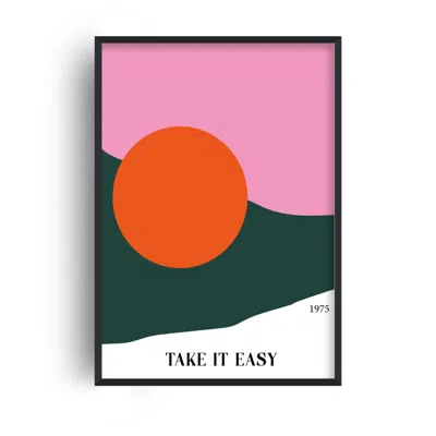 Fanclub Take It Easy Eagles Inspired Retro Giclée Art Print In White