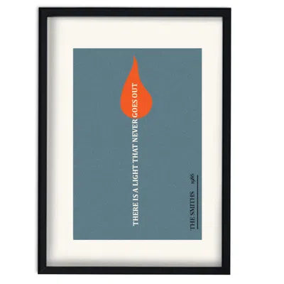 Fanclub There Is A Light That Never Goes Out The Smiths Inspired Retro Giclée Art Print In White