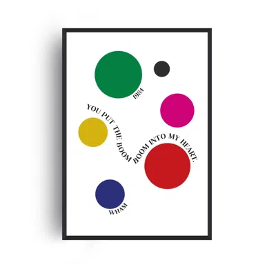 Fanclub Wake Me Up Before You Go-go Wham Music Giclée Art Print A2 In White