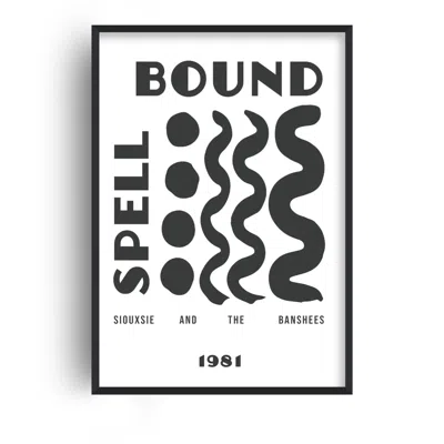 Fanclub White / Black Spellbound Siouxsie And The Banshees Inspired Abstract Giclée A2 Art Print In White/black