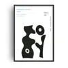Fanclub White / Black Voodoo Child Jimi Hendrix Abstract Inspired Giclée A2 Art Print In White/black