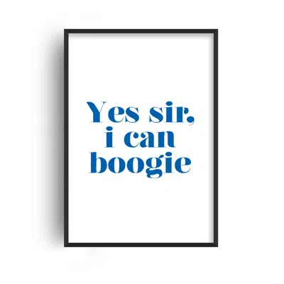 Fanclub Yes Sir I Can Boogie Print Blue