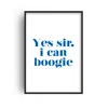 Fanclub Yes Sir I Can Boogie Print Blue A2 In Blue