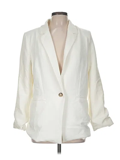 Pre-owned Fanco Blazer Jacket In Ivory