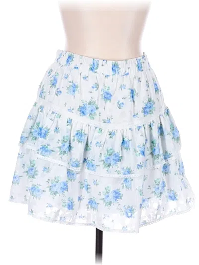 Pre-owned Fanco Casual Skirt In White