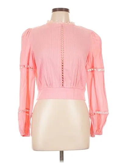 Fanco Long Sleeve Blouse In Pink