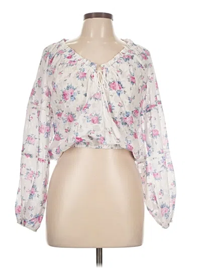 Fanco Long Sleeve Blouse In White